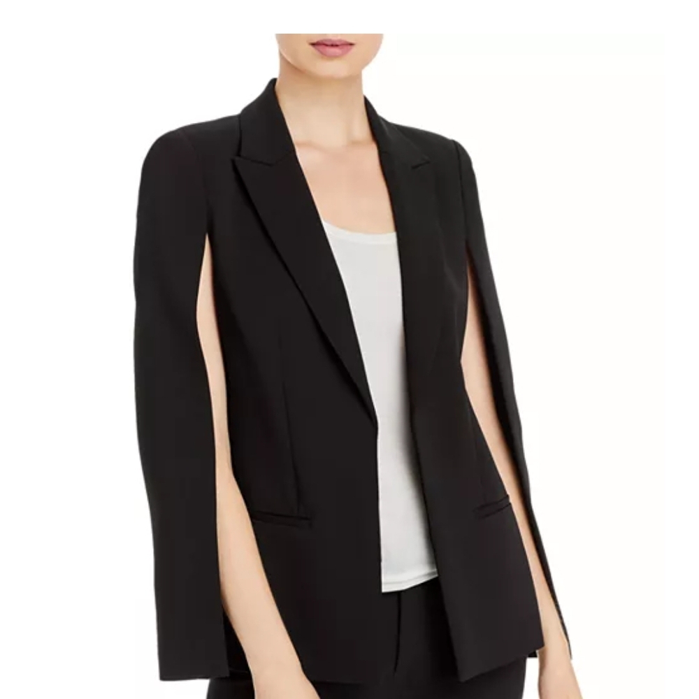 Kobi Halperin Adrian Cape Blazer | Black | Size Small | Saks